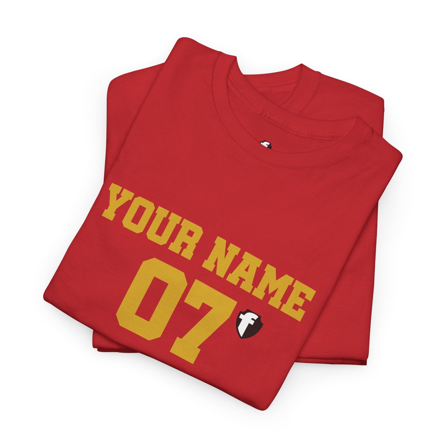 'Jesus Is My Goal' — Red Football Jersey in Spanish Style (WC, personalized)