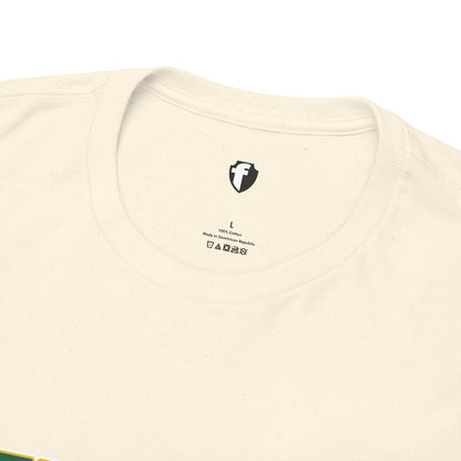 JESUS, Son of God - Varsity T-Shirt - Green Letters