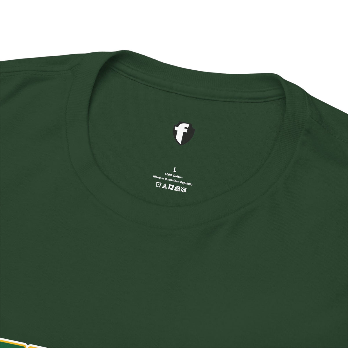 JESUS, Son of God - Varsity T-Shirt - Green Letters