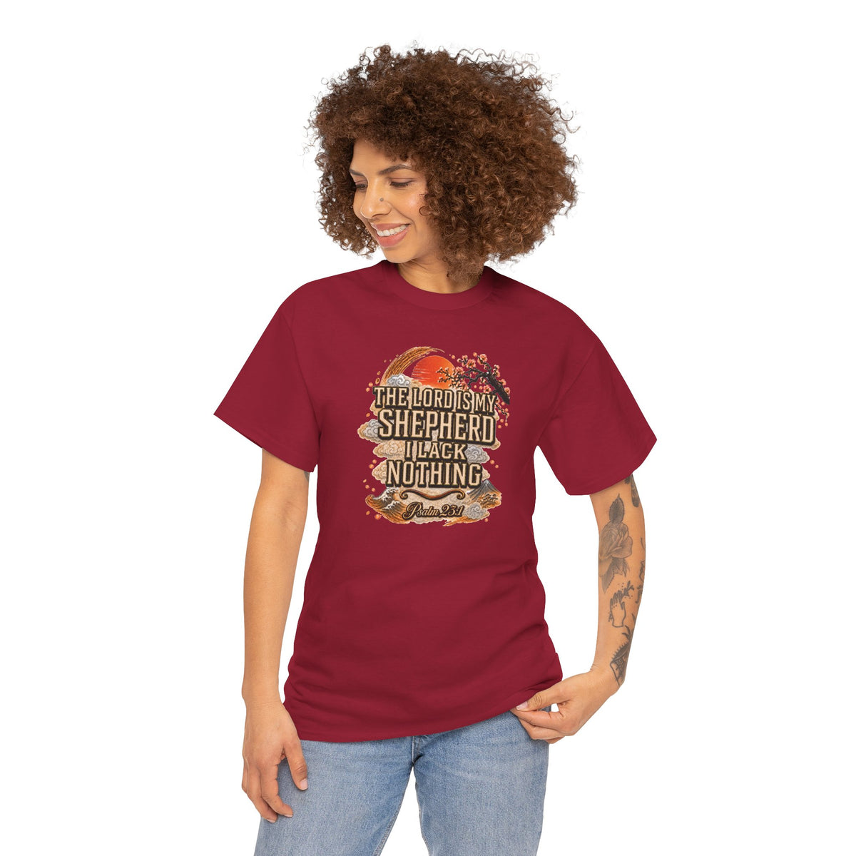 'The Lord Is My Shepherd' Psalm 23:1 - Graphic T-Shirt — Limited Edition