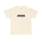 JESUS, Son of God - Varsity T-Shirt - Blauwe Letters