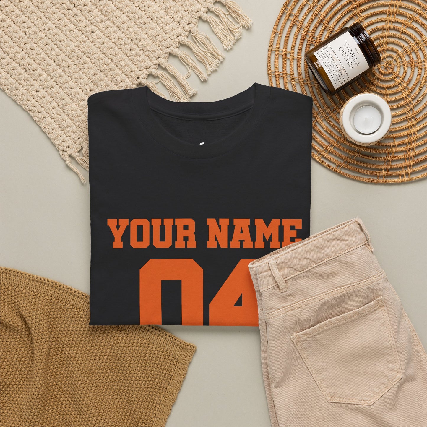 ‘Jesus Is My Goal’- Oranje Ontwerp - Voetbal Nederlands WK-T-shirt  (met gepersonaliseerde naam en nummer)