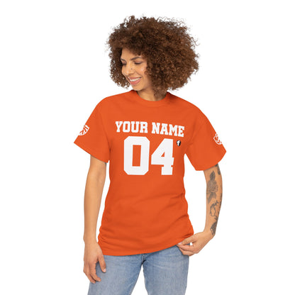 'Jesus Is My Goal' — Dutch Orange football shirt — World Cup number (with personalized name and number)