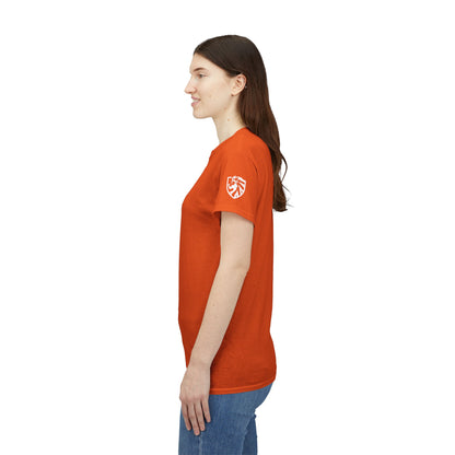 'Jesus Is My Goal' — Dutch Orange football shirt — World Cup number (with personalized name and number)