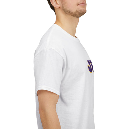 JESUS, Son of God - Varsity T-Shirt - Purple Letters