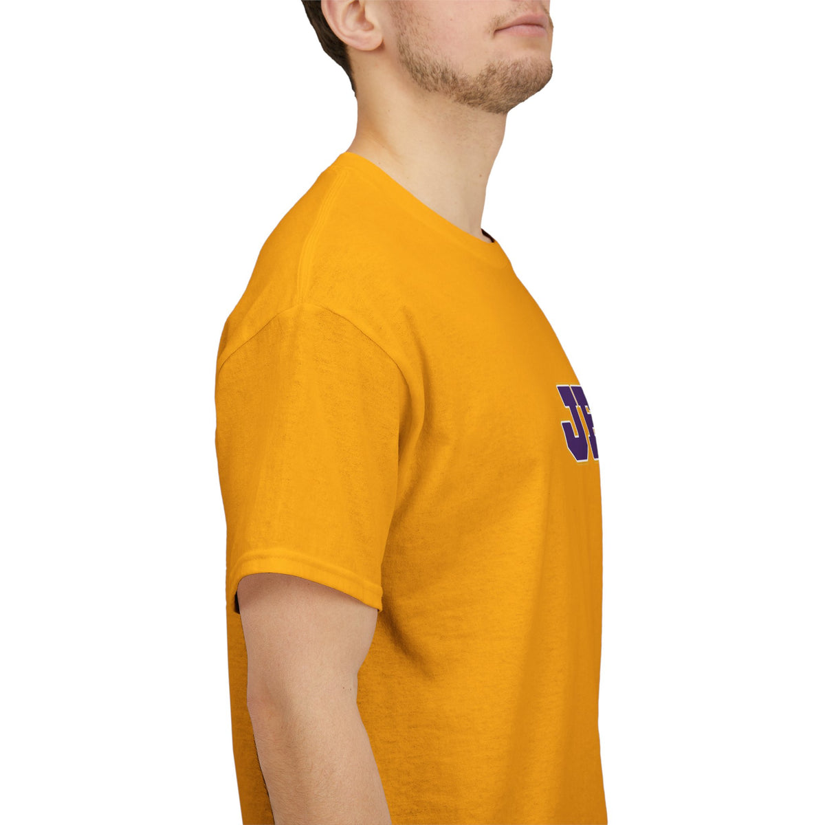 JESUS, Son of God - Varsity T-Shirt - Purple Letters
