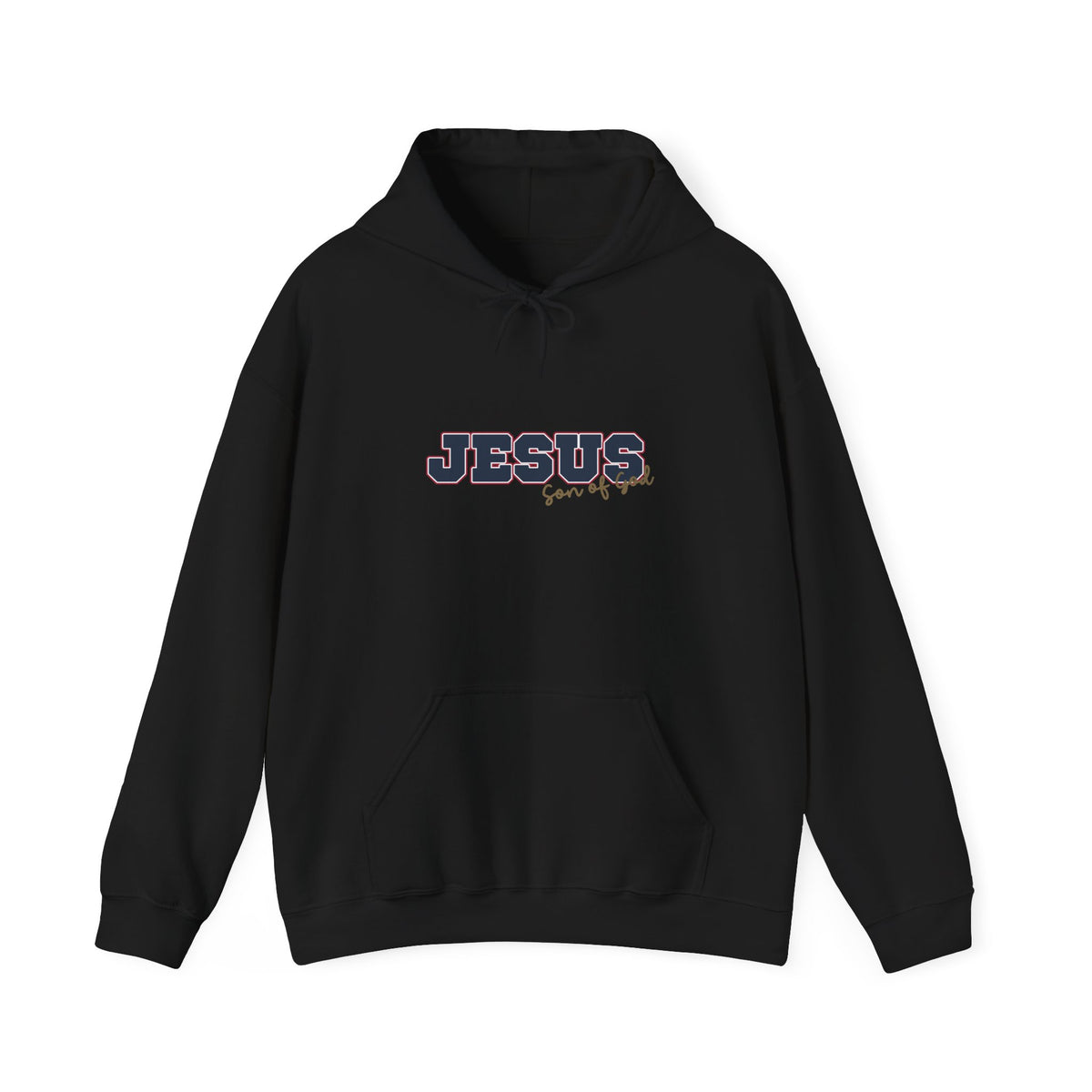 'Jesus, Son of God' Blue Design. Unisex Hoodie