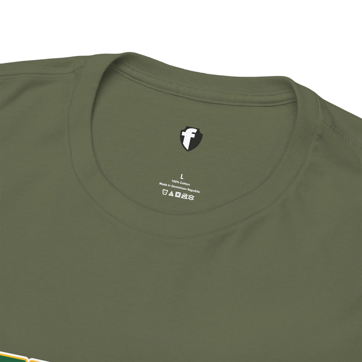 JESUS, Son of God - Varsity T-Shirt - Green Letters