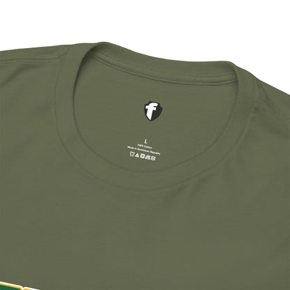 JESUS, Son of God - Varsity T-Shirt - Green Letters