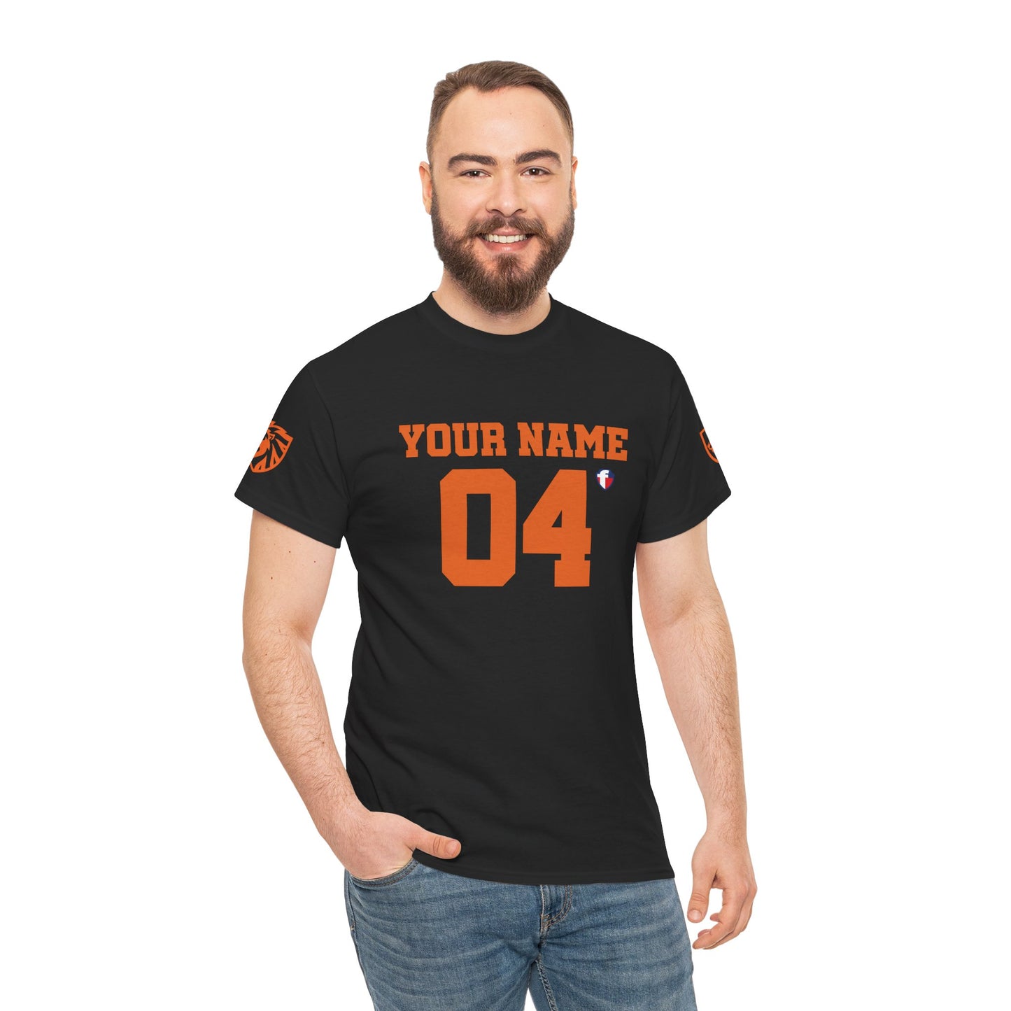 ‘Jesus Is My Goal’- Oranje Ontwerp - Voetbal Nederlands WK-T-shirt  (met gepersonaliseerde naam en nummer)