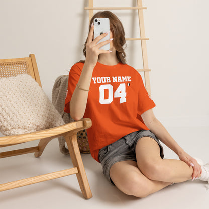 'Jesus Is My Goal' — Dutch Orange football shirt — World Cup number (with personalized name and number)