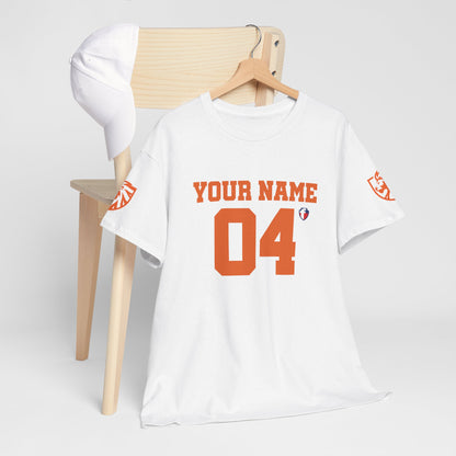 ‘Jesus Is My Goal’- Oranje Ontwerp - Voetbal Nederlands WK-T-shirt  (met gepersonaliseerde naam en nummer)