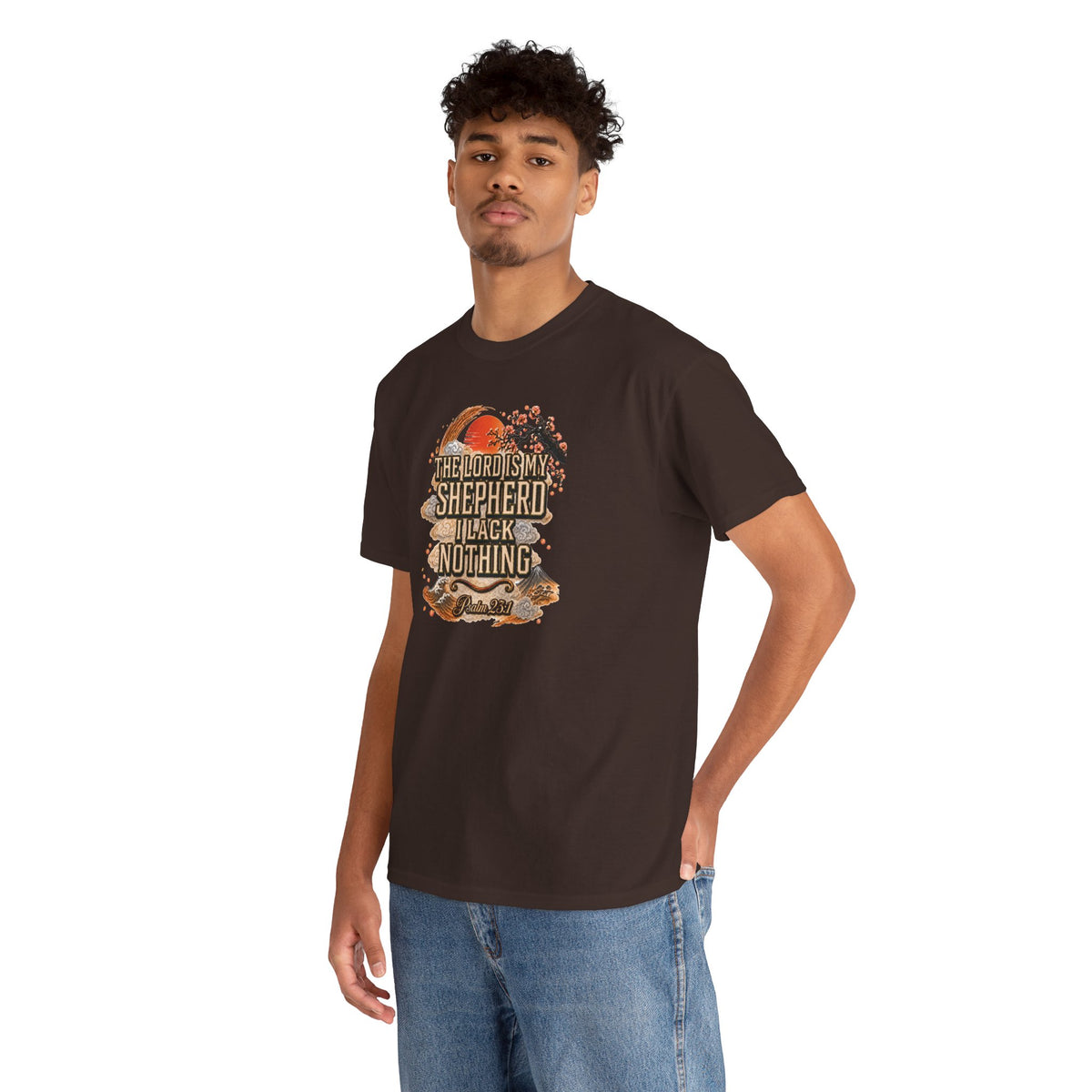 'The Lord Is My Shepherd' Psalm 23:1 - Graphic T-Shirt — Limited Edition
