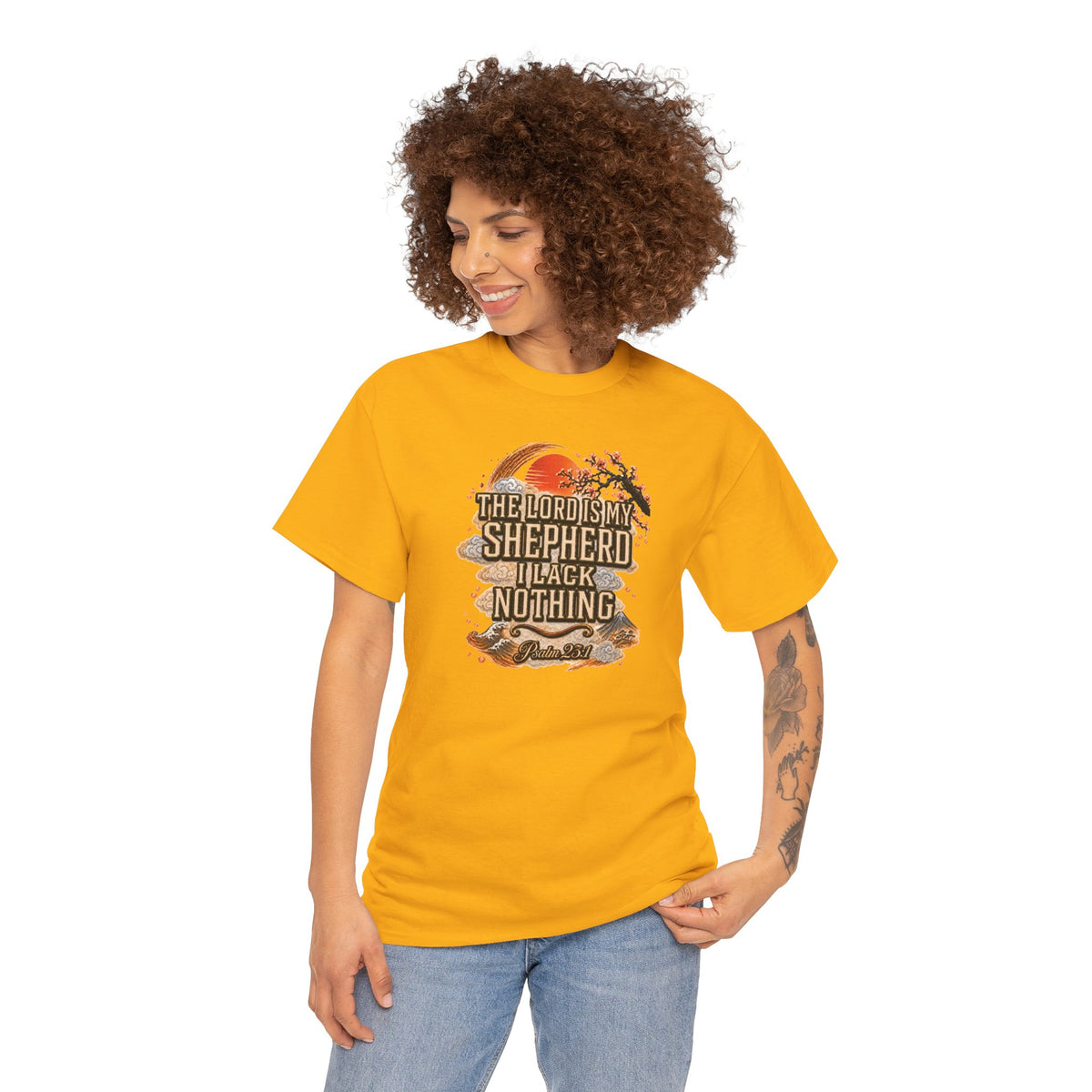 'The Lord Is My Shepherd' Psalm 23:1 - Graphic T-Shirt — Limited Edition