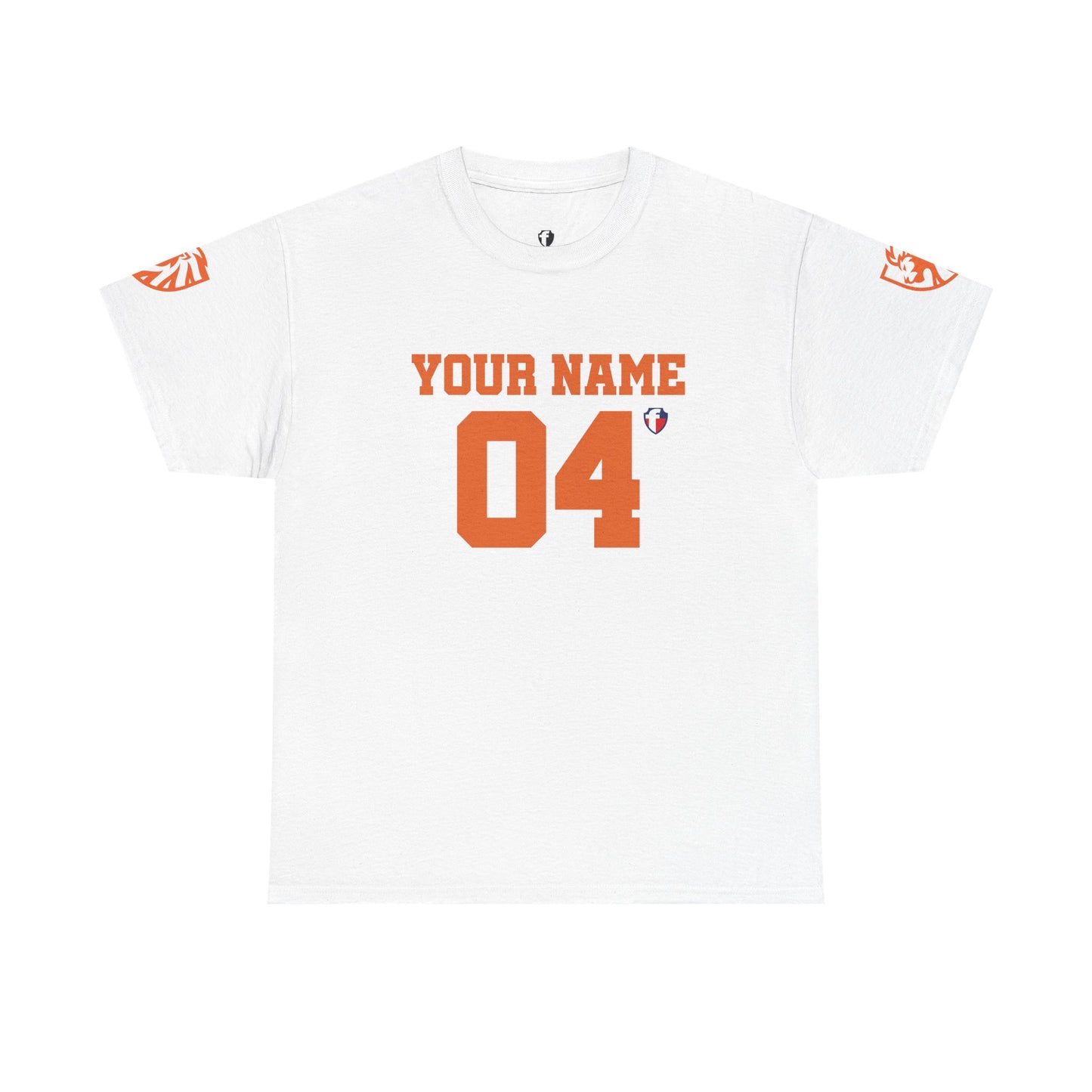 ‘Jesus Is My Goal’- Oranje Ontwerp - Voetbal Nederlands WK-T-shirt  (met gepersonaliseerde naam en nummer)