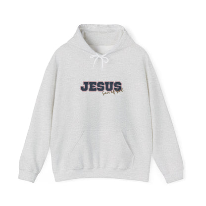 'Jesus, Son of God' Blue Design. Unisex Hoodie