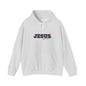 'Jesus, Son of God' Blue Design. Unisex Hoodie