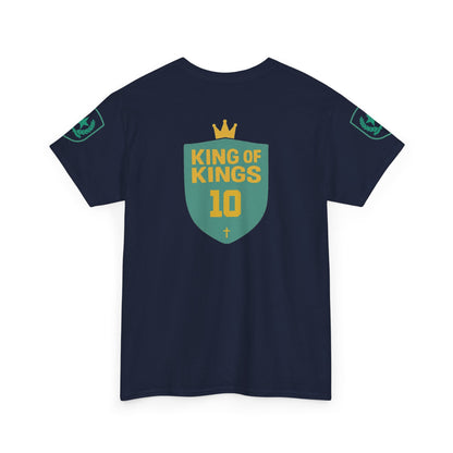 '100% Jesus' Jersey T-shirt — King of Kings printed T-shirt (number of your choice)