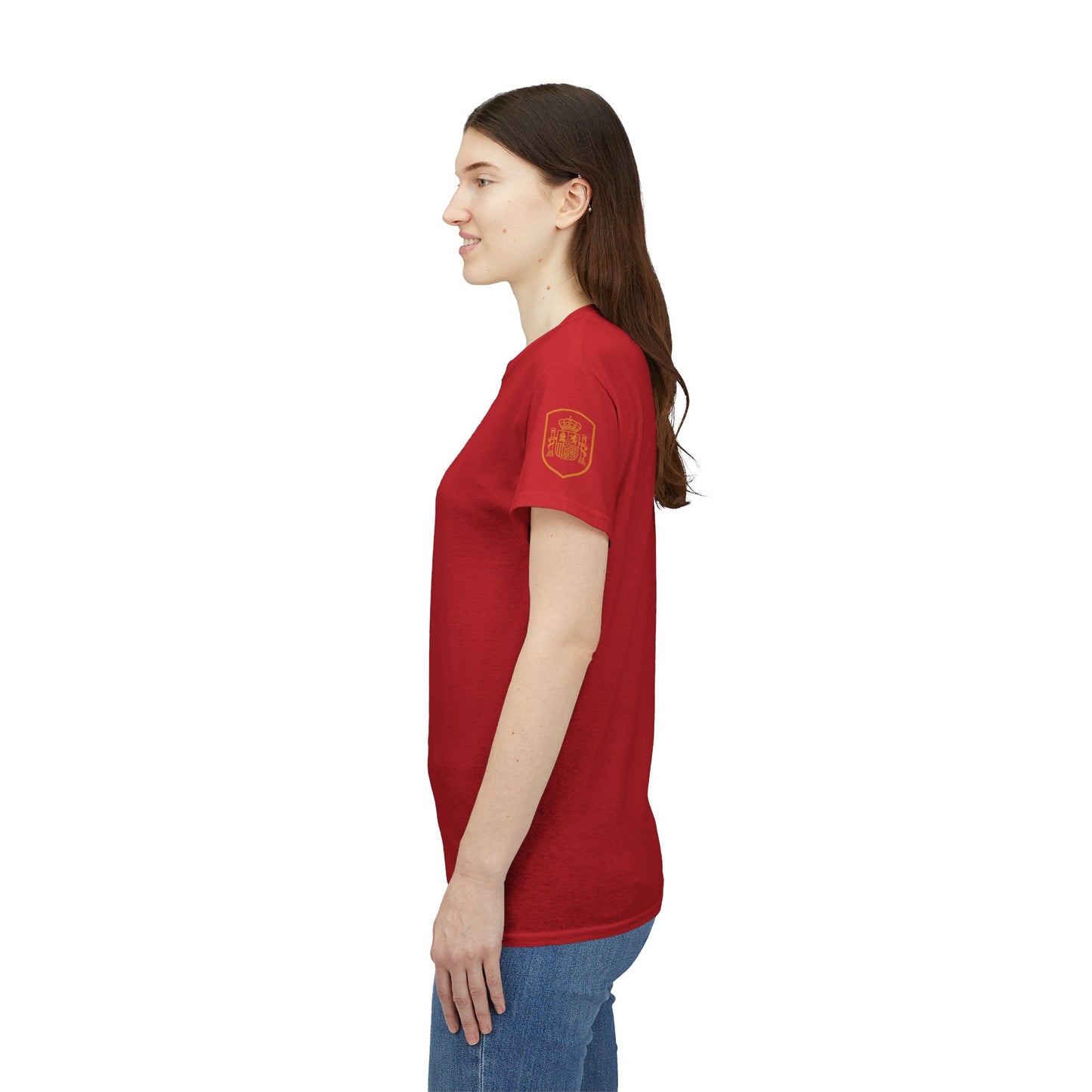 'Jesus Is My Goal' — Red Football Jersey in Spanish Style (WC, personalized)