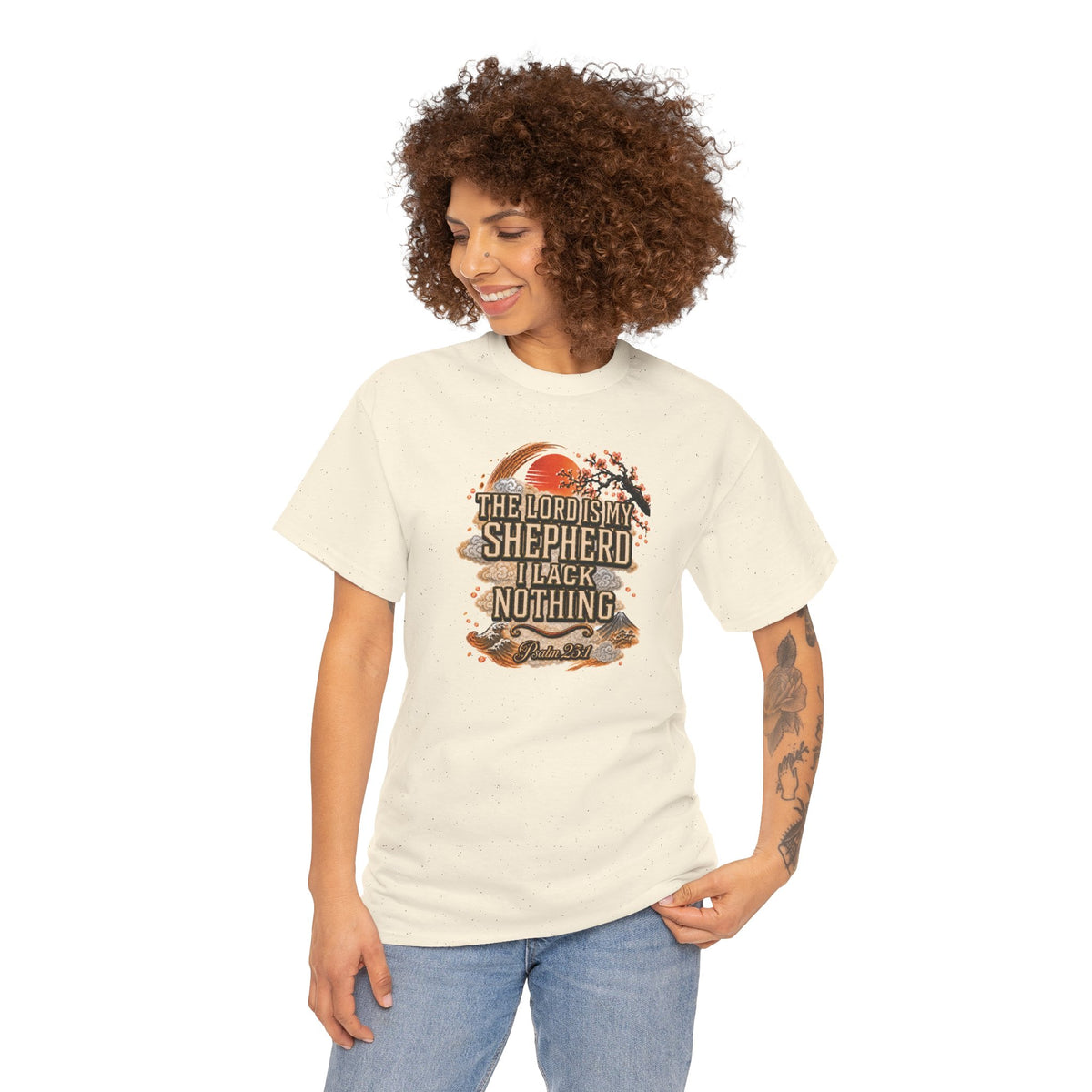 'The Lord Is My Shepherd' Psalm 23:1 - Graphic T-Shirt — Limited Edition