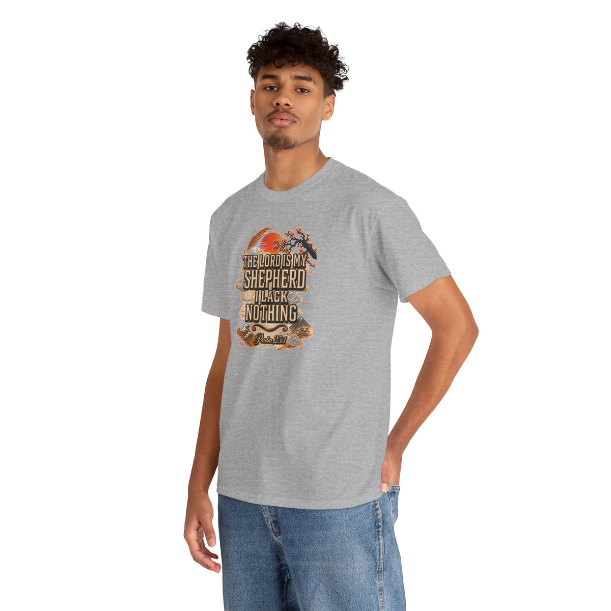 'The Lord Is My Shepherd' Psalm 23:1 - Graphic T-Shirt — Limited Edition