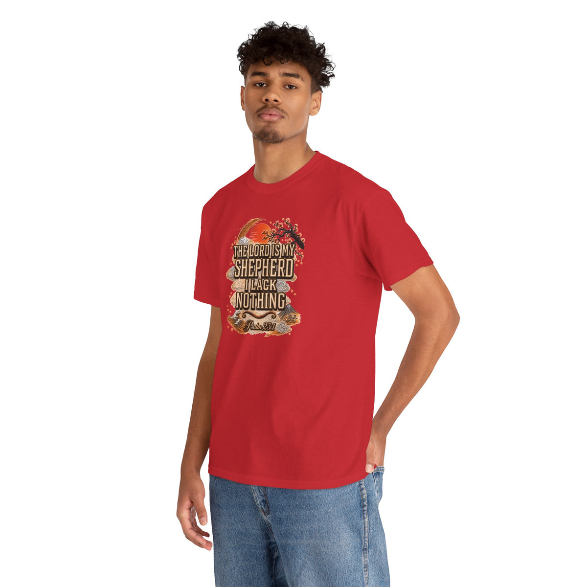 'The Lord Is My Shepherd' Psalm 23:1 - Graphic T-Shirt — Limited Edition