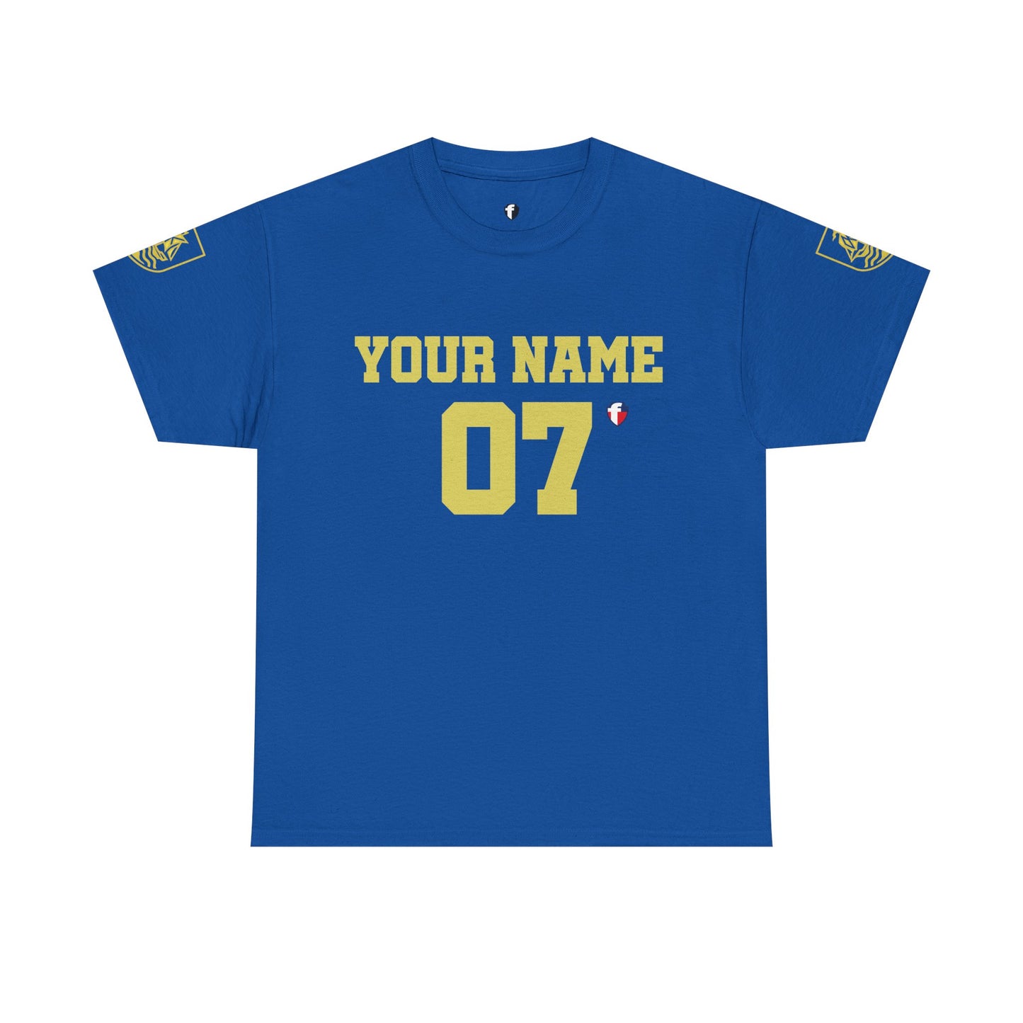 'Play For His Glory' Curaçao Blauw voetbalshirt - WK nummer (met gepersonaliseerde naam en rugnummer)