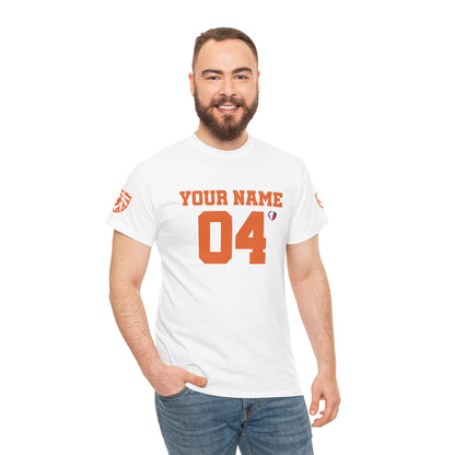 ‘Jesus Is My Goal’- Oranje Ontwerp - Voetbal Nederlands WK-T-shirt  (met gepersonaliseerde naam en nummer)