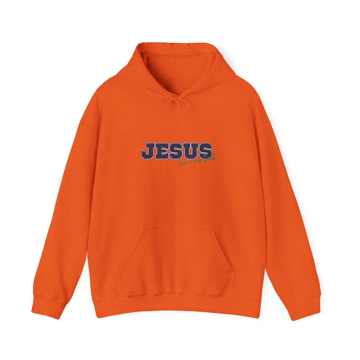 'Jesus, Son of God' Blue Design. Unisex Hoodie