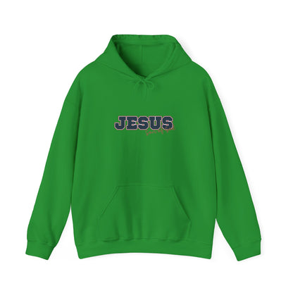 'Jesus, Son of God' Blue Design. Unisex Hoodie