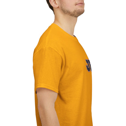 JESUS, Son of God - Varsity T-Shirt - Blauwe Letters