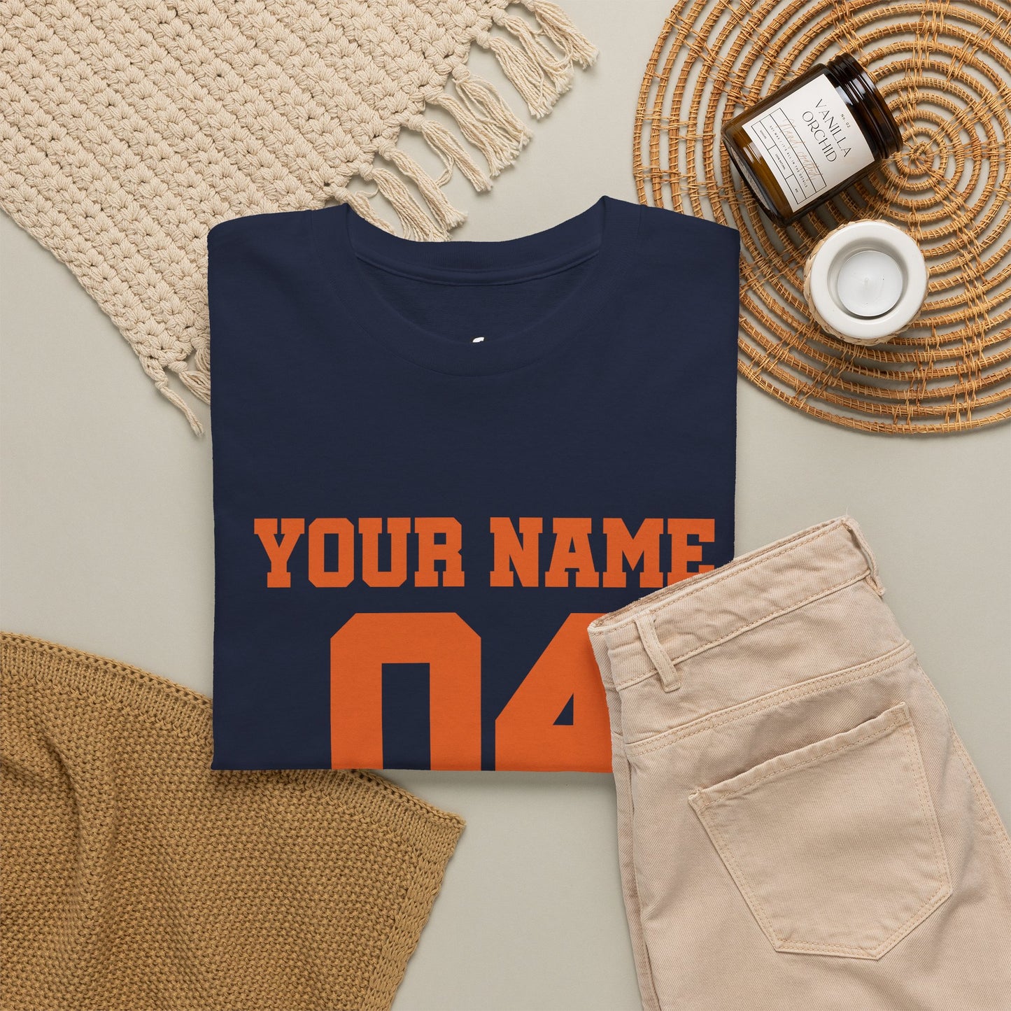 ‘Jesus Is My Goal’- Oranje Ontwerp - Voetbal Nederlands WK-T-shirt  (met gepersonaliseerde naam en nummer)