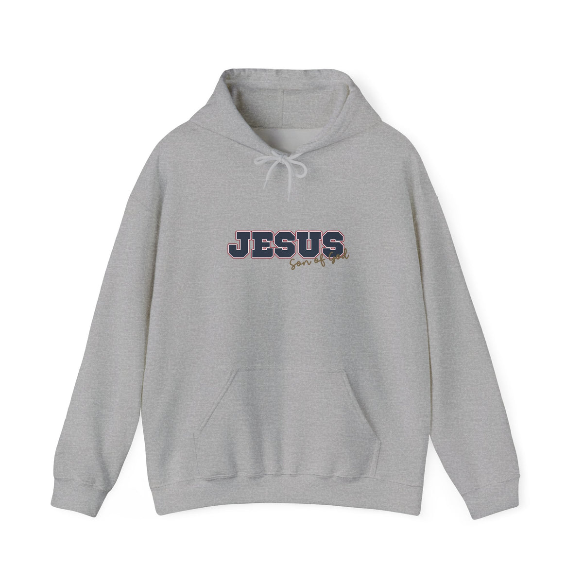 'Jesus, Son of God' Blue Design. Unisex Hoodie