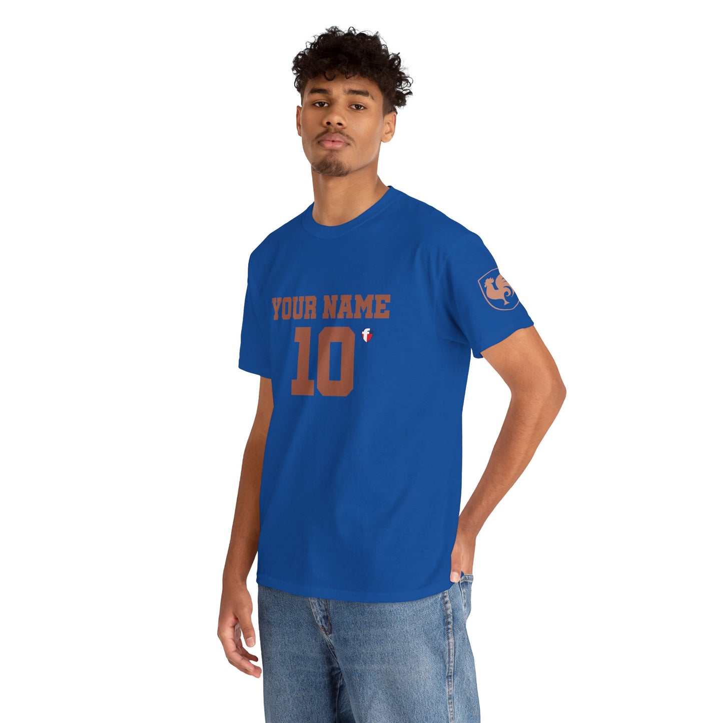 "Only One Savior" World Cup Edition France - Personalized shirt (with your own name and number)