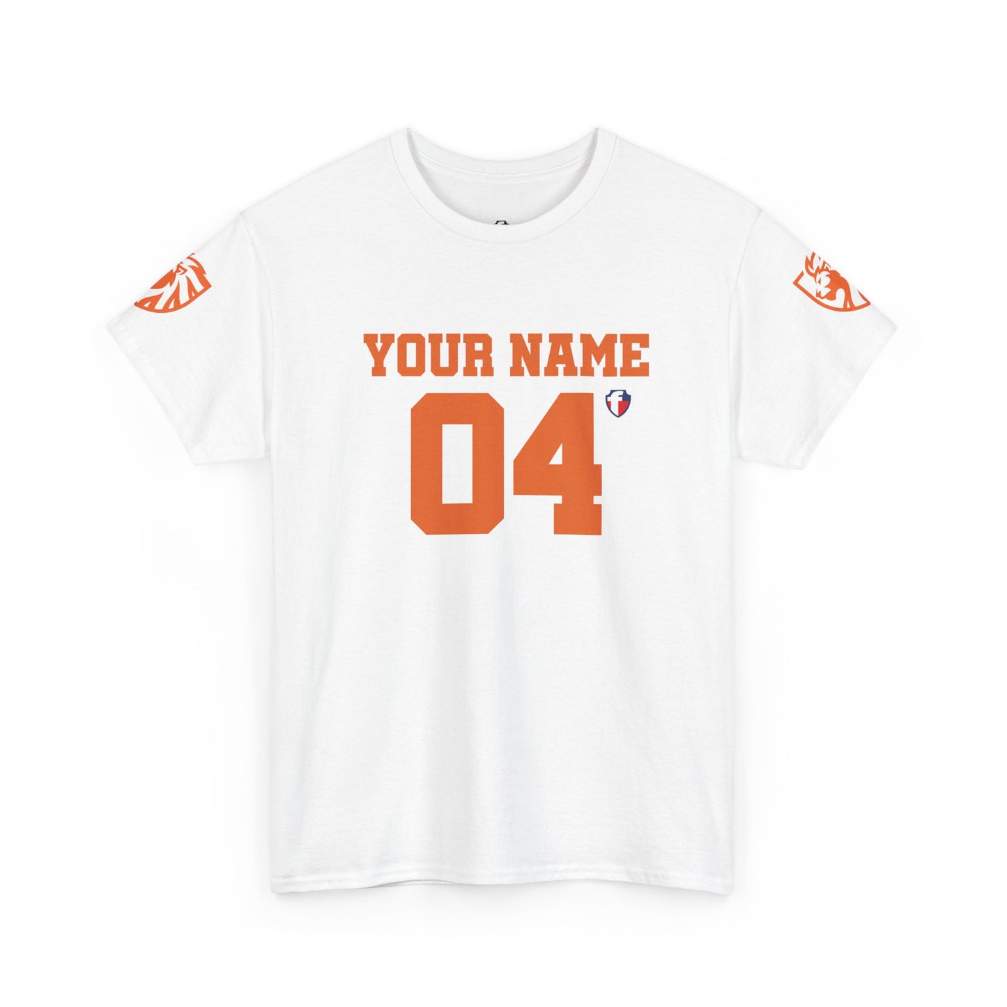 ‘Jesus Is My Goal’- Oranje Ontwerp - Voetbal Nederlands WK-T-shirt  (met gepersonaliseerde naam en nummer)