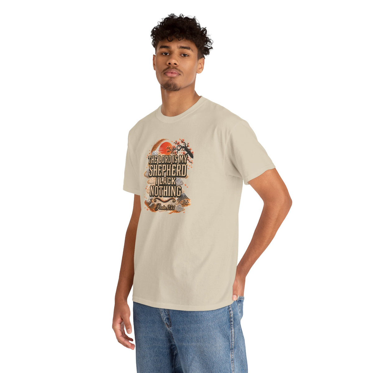 'The Lord Is My Shepherd' Psalm 23:1 - Graphic T-Shirt — Limited Edition