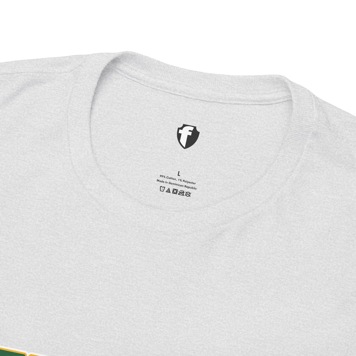 JESUS, Son of God - Varsity T-Shirt - Green Letters