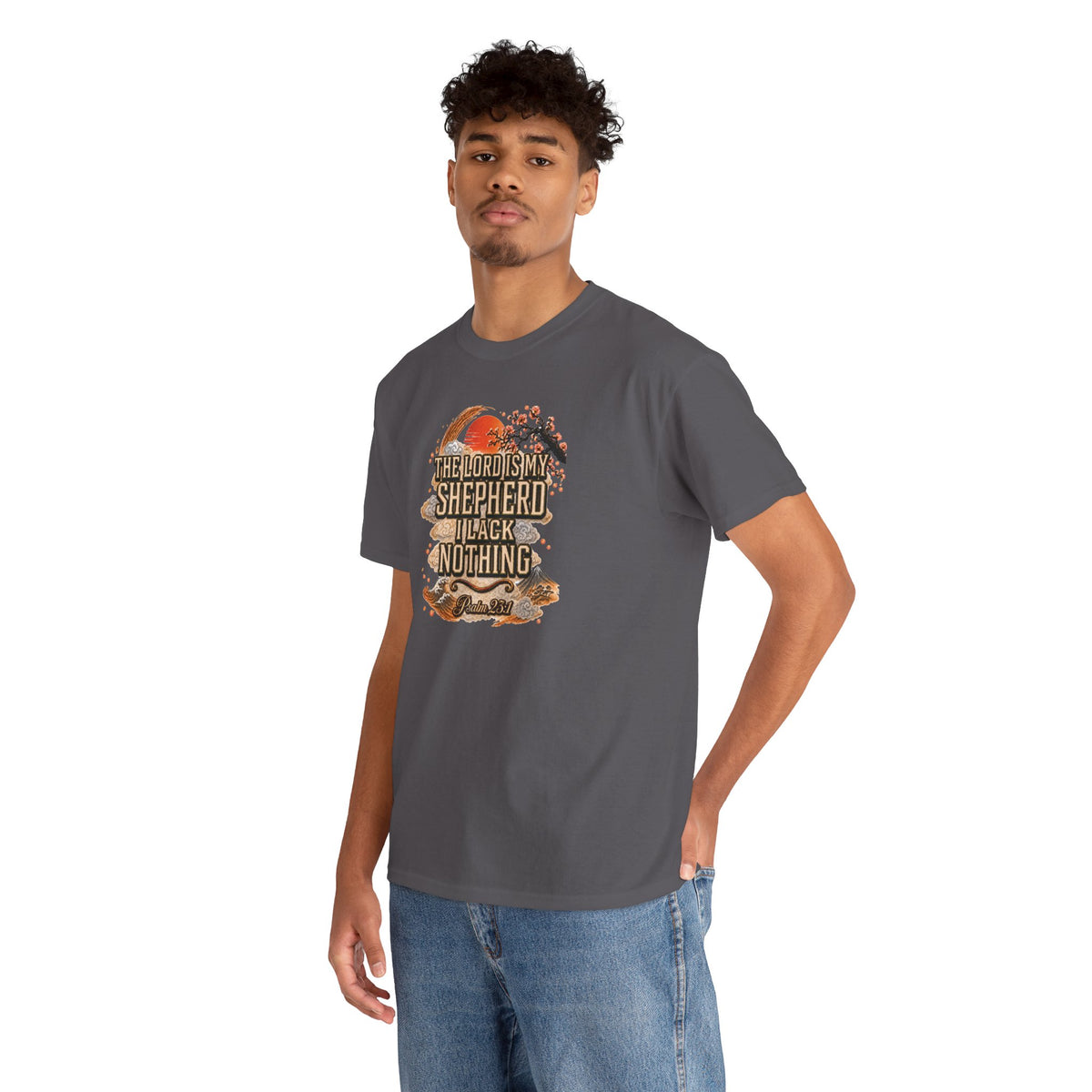 'The Lord Is My Shepherd' Psalm 23:1 - Graphic T-Shirt — Limited Edition