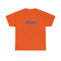 JESUS, Son of God - Varsity T-Shirt - Purple Letters
