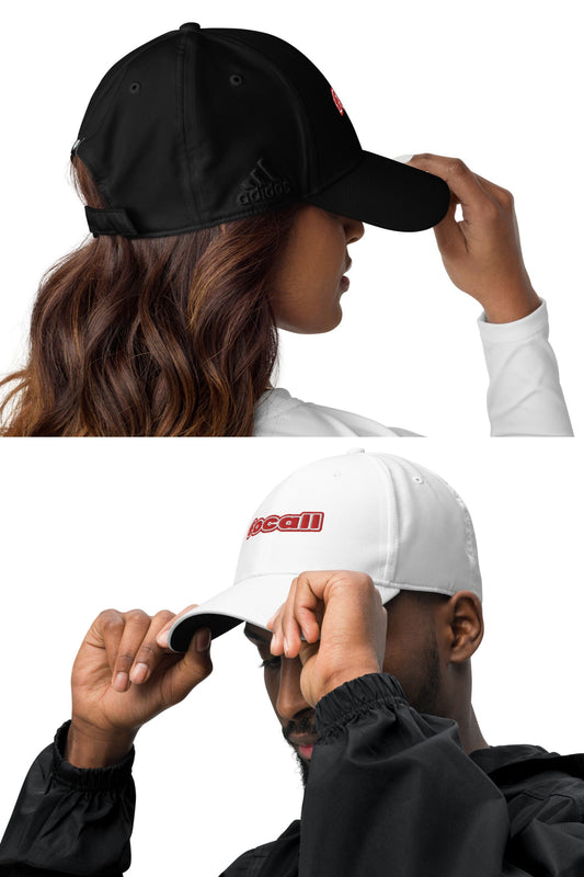 Focall® x Adidas Dad Hat | Unisex | Embroidery | Focall- Red White Letters