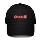 Focall® x Adidas Dad Hat | Unisex | Embroidery | Focall- Red White Letters
