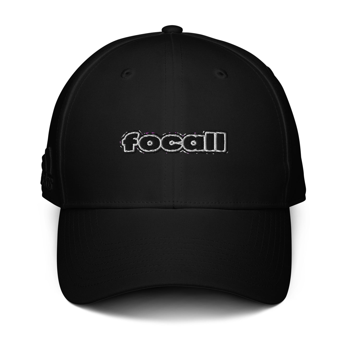 Focall® x Adidas Dad Hat | Unisex | Embroidery | Focall - Black White Letters