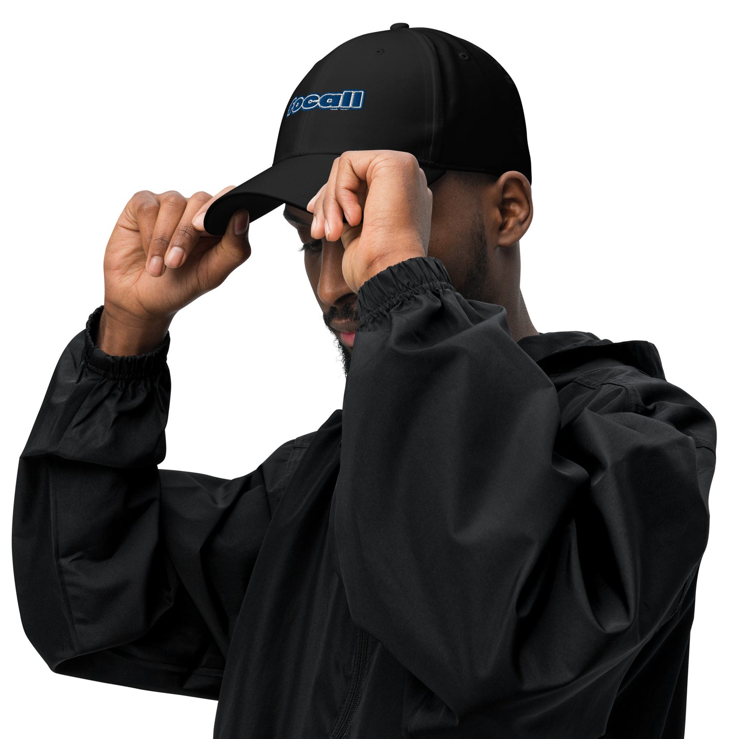 Focall® x Adidas Dad Hat | Unisex | Embroidery | Focall - Blue White Letters