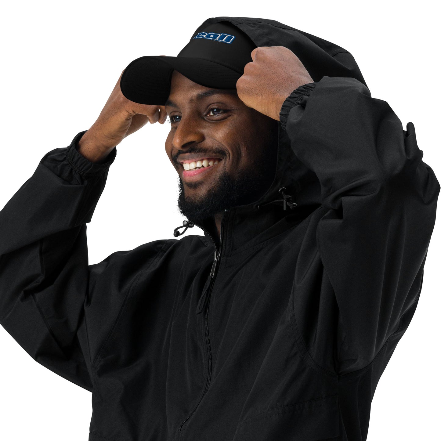 Focall® x Adidas Dad Hat | Unisex | Embroidery | Focall - Blue White Letters