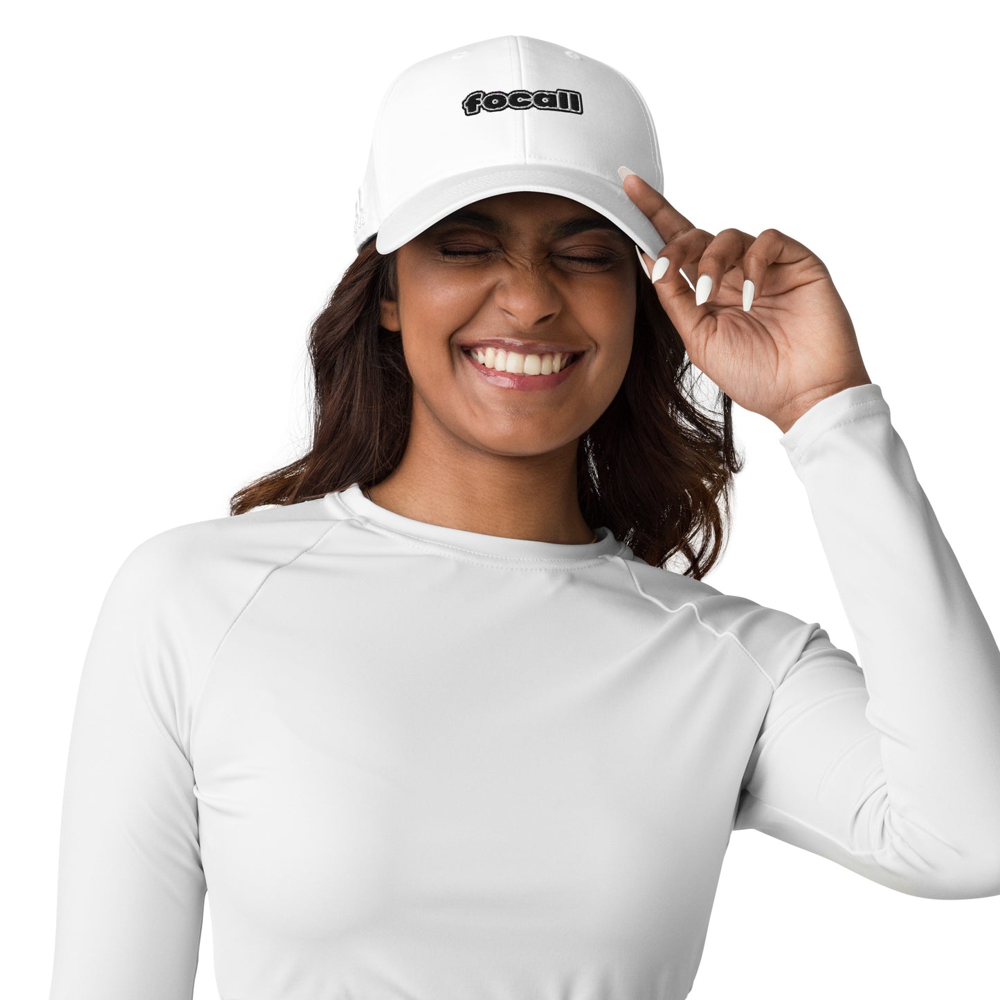 Focall® x Adidas Dad Hat | Unisex | Embroidery | Focall - Black White Letters