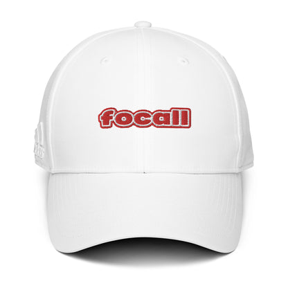 Focall® x Adidas Dad Hat | Unisex | Embroidery | Focall- Red White Letters