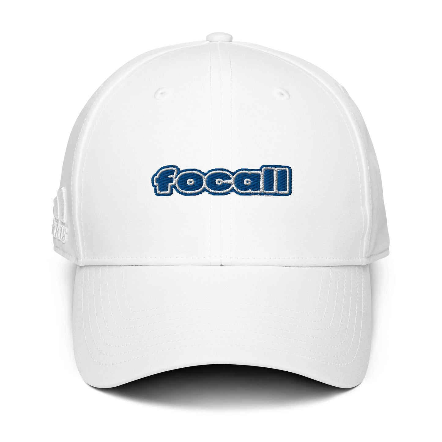 Focall® x Adidas Dad Hat | Unisex | Embroidery | Focall - Blue White Letters