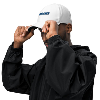 Focall® x Adidas Dad Hat | Unisex | Embroidery | Focall - Blue White Letters