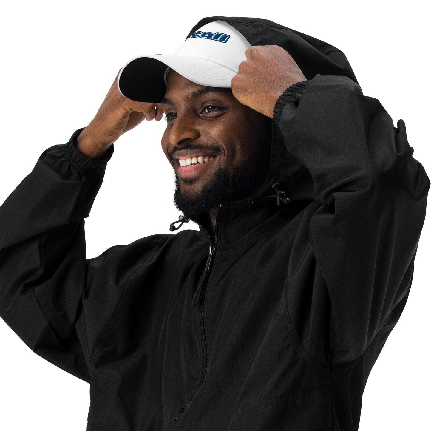 Focall® x Adidas Dad Hat | Unisex | Embroidery | Focall - Blue White Letters