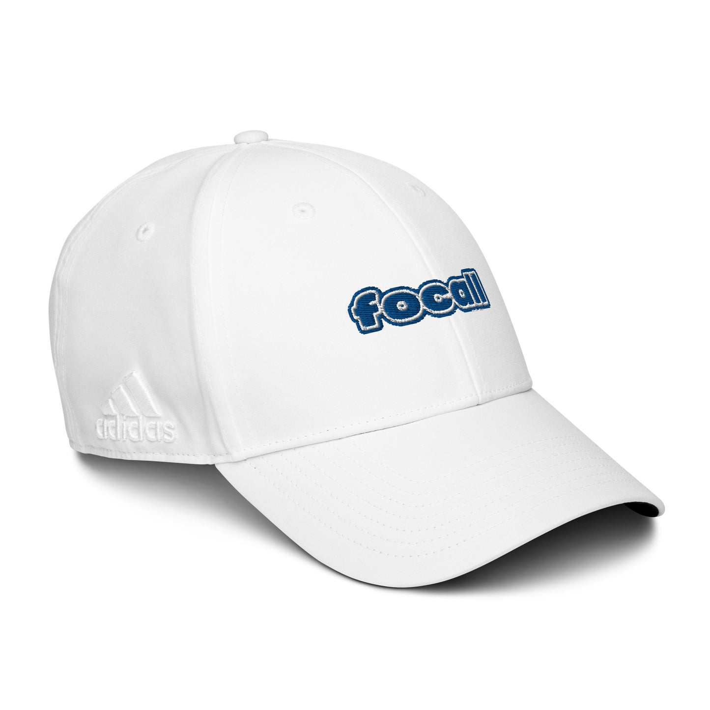 Focall® x Adidas Dad Hat | Unisex | Embroidery | Focall - Blue White Letters